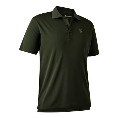 Polo Manches Courtes Homme Deerhunter Climate Avec 37.5 Technology - Forest Ember