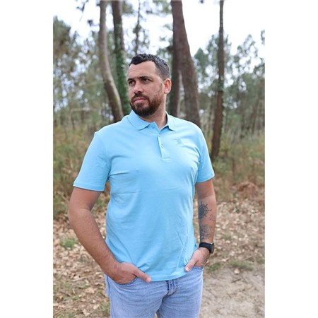 Polo Manches Courtes Homme Le Pairon Bécassier - Bleu