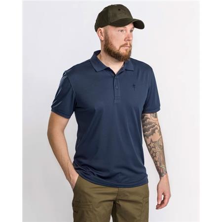 POLO MANCHES COURTES HOMME PINEWOOD RAMSEY COOLMAX - MARINE