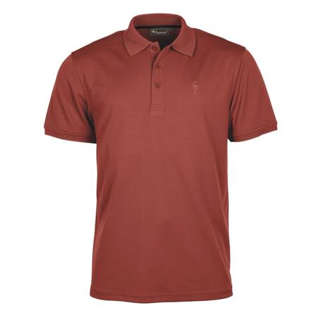 POLO MANCHES COURTES HOMME PINEWOOD RAMSEY COOLMAX - TERRACOTTA