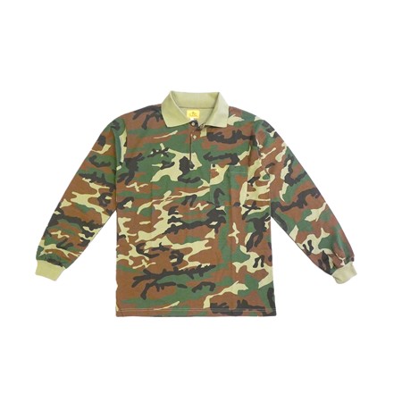 Polo Manches Longues Homme Rtc Camouflage - Taille L