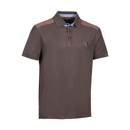 Polo Mangas Curtas Homem Club Interchasse Hector - Castanho