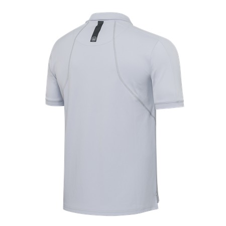 POLO MANICHE CORTE UOMO BERETTA CHAMPION'S EDGE - GRIGIO GHIACCIO