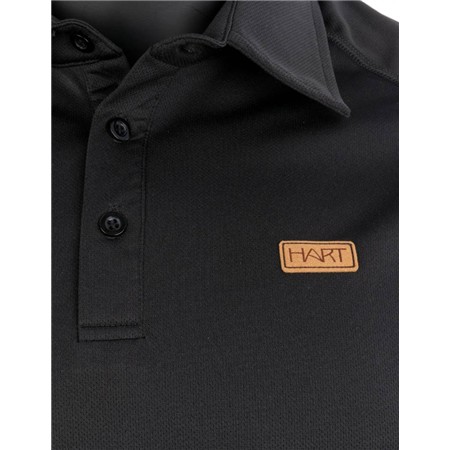 POLO MANICHE CORTE UOMO HART PACE - NERO