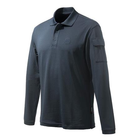 Polo Maniche Lunghe Uomo Beretta Miller - Blu Marino
