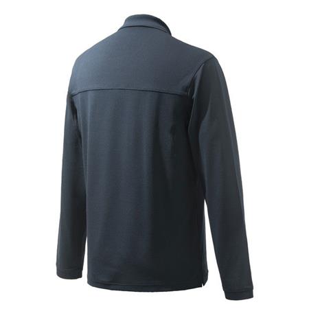 POLO MIT LANGEN ÄRMELN HERREN BERETTA MILLER - MARINEBLAU