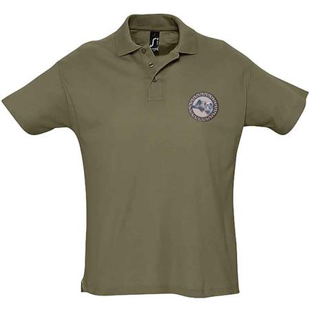 Polo Shirt Uomo Bartavel Halifax Cinghiale- Kaki