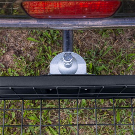 PORTE BAGAGE ARRIÈRE GALVANISÉ EUROHUNT REVÊTU AVEC RACCORD ENFICHABLE