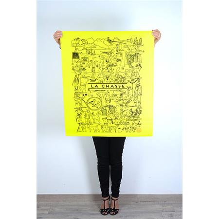 Poster Bingo Collection Chasse - Fluorescent