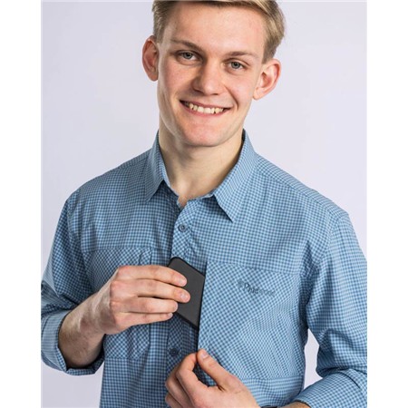 ΠΟΥΚΆΜΙΣΟ ΜΑΚΡΥΜΆΝΙΚΟ ΑΝΔΡΙΚΌ PINEWOOD INSECTSAFE L/S - ΜΠΛΕ/ΛΕΥΚΌ