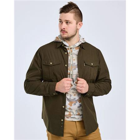 ΠΟΥΚΆΜΙΣΟ ΜΑΚΡΥΜΆΝΙΚΟ ΑΝΔΡΙΚΌ PINEWOOD SAFARI L/S - ΠΡΆΣΙΝΟ ΒΡΎΟΥ