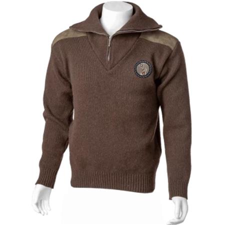 PULL HOMME BARTAVEL P62 LIÈVRE CAMIONNEUR - CHOCOLAT