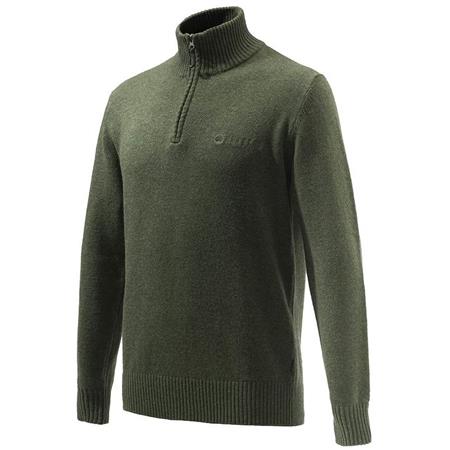 Pull Homme Beretta Dorset Half Zip Sweater - Vert
