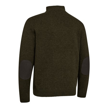 PULL HOMME DEERHUNTER FINLEY DEMI-ZIP KNIT - WOODLAND