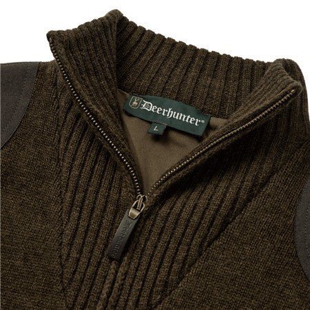 PULL HOMME DEERHUNTER FINLEY STORMLINER KNIT - WOODLAND