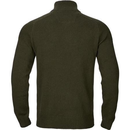 PULL HOMME HARKILA VINCENT MERINO HALF ZIP - ROSIN