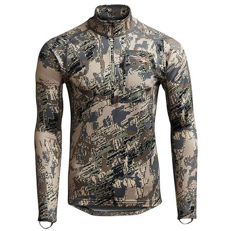 Pull Homme Sitka Core Mid Wt Zip-T - Optifade Open Country