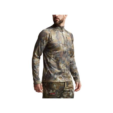 PULL HOMME SITKA CORE MID WT ZIP-T - WATERFOWL TIMBER