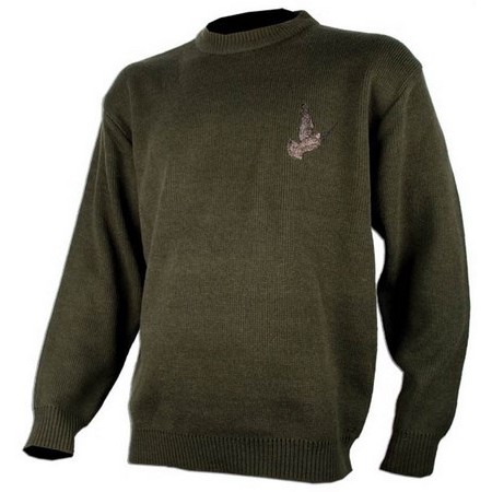 Pull Homme Somlys Broderie Becasse 156