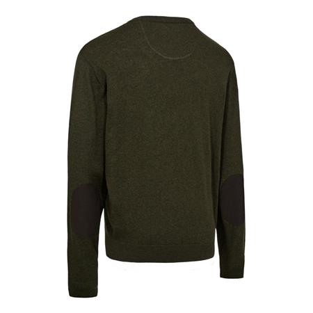 PULLOVER FÜR HERREN DEERHUNTER TRICOT COL ROND HARRINGTON - FOREST EMBER MELANGE