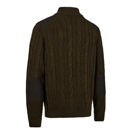 PULLOVER FÜR MÄNNER DEERHUNTER RANDALL ½-ZIP KNIT - ART GREEN