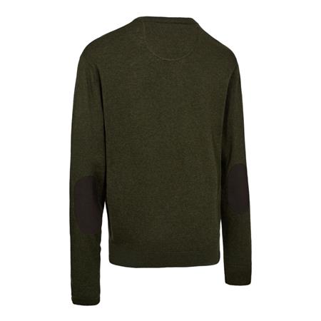 PULLOVER FÜR MÄNNER DEERHUNTER TRICOT COL EN V HARRINGTON - FOREST EMBER MELANGE