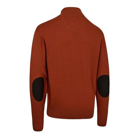 PULLOVER FÜR MÄNNER DEERHUNTER TRICOT HARRINGTON ½-ZIP - OAK RUST MELANGE