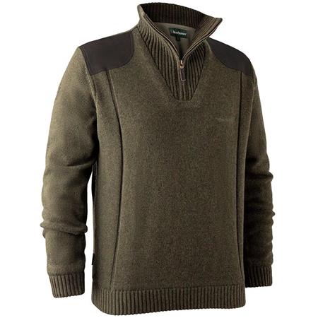 Pullover Herren Deerhunter Carlise With Stormliner - Zypresse