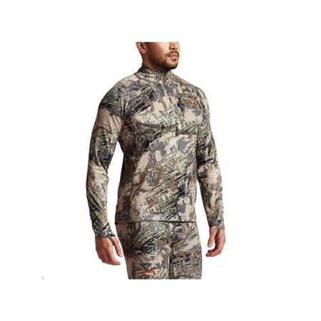 PULLOVER HERREN SITKA CORE MID WT ZIP-T - OPTIFADE OPEN COUNTRY