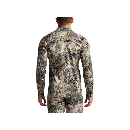 PULLOVER HERREN SITKA CORE MID WT ZIP-T - OPTIFADE OPEN COUNTRY