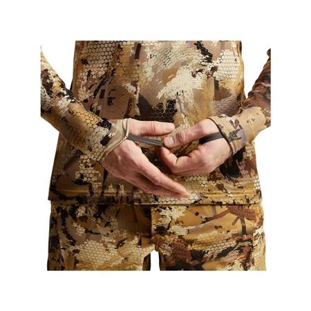 PULLOVER HERREN SITKA CORE MID WT ZIP-T - WATERFOWL MARSH