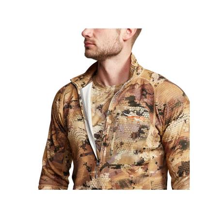 PULLOVER HERREN SITKA GRINDER ZIP-T - WATERFOWL MARSH