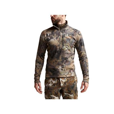 PULLOVER HERREN SITKA GRINDER ZIP-T - WATERFOWL TIMBER