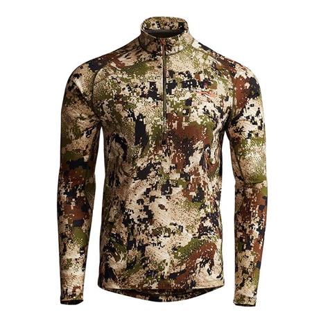 Pulôver Masculino Sitka Merino Core Ltwt Half-Zip - Optifade Subalpine