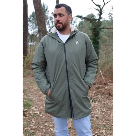 REGENJACKE HERREN LE PAIRON BÉCASSIER SHERPA - GRÜN