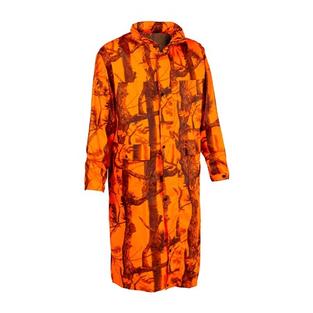 REGNJAKKE TIL MÆND LIGNE VERNEY-CARRON MILLAU GHOST - ORANGE CAMOUFLAGE