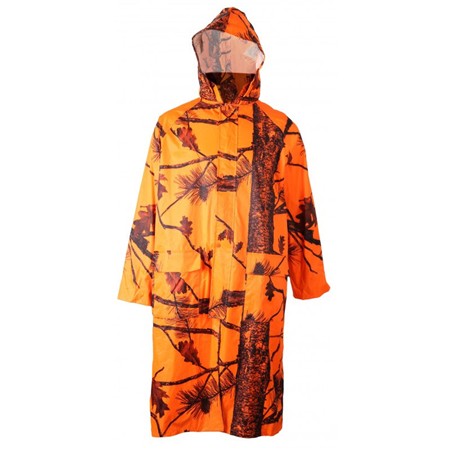 Regnjakke Treeland Fire T414 - Orange Camouflage
