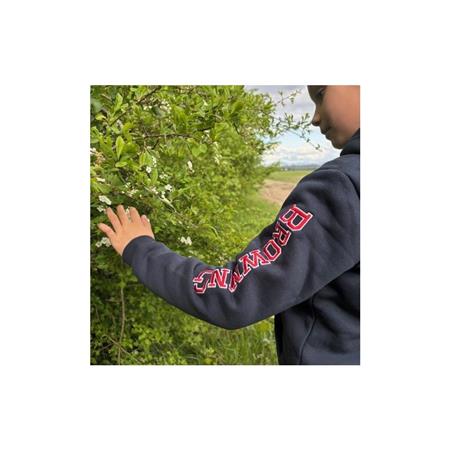 REISSVERSCHLUSS SWEATSHIRT JUNIOR - BLAU BROWNING ZIPPÉ SNAPSHOT SMU - BLEU