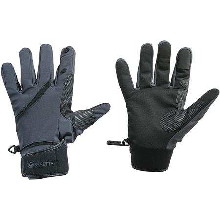 Rękawice Unisex Beretta Wind Pro Shooting Gloves - Czarne
