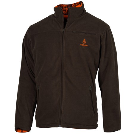 REVERSIBLE JACKET TREELAND T315 - CAMO ORANGE / GREEN