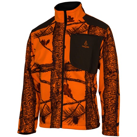 Reversible Jacket Treeland T315 - Camo Orange / Green