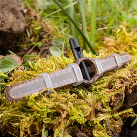 RICHIAMO WEISSKIRCHEN CAPRIOLO IN LEGNO PREGIATO CON PIPA