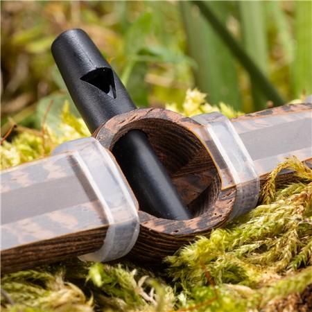 RICHIAMO WEISSKIRCHEN CAPRIOLO IN LEGNO PREGIATO CON PIPA