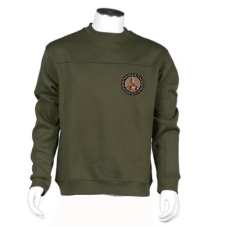 Ronde Hals Sweat Heren - Kaki Bartavel Nature Houtsnip Cuello Redondo - Caqui Ronde Hals - Kaki