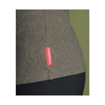 ROPA INTERIOR HOMBRE DAMART TEE SHIRT THERMOLACTYL COMFORT 5 ZIP - CAQUI