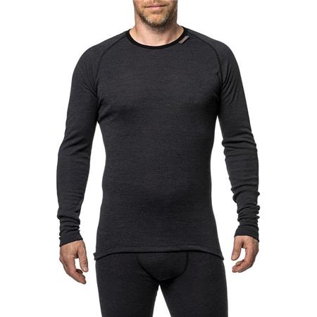 Ropa Interior Mixta Woolpower Crewneck Lite - Noir