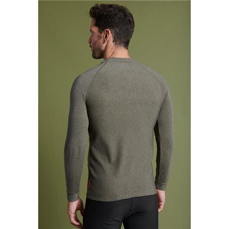 ROUPA ÍNTIMA MASCULINA DAMART TEE SHIRT THERMOLACTYL COMFORT 4 - CAQUI