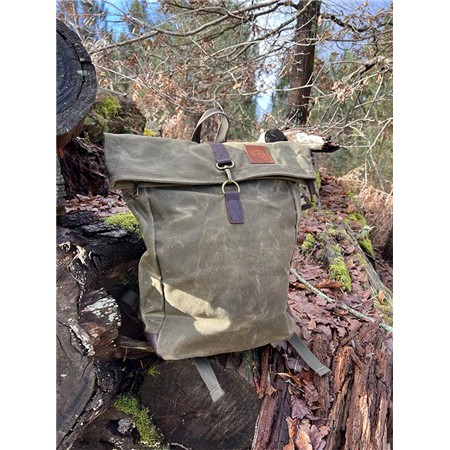 Rucksack Le Pairon Bécassier Traditionelles Gewachstes Segeltuch