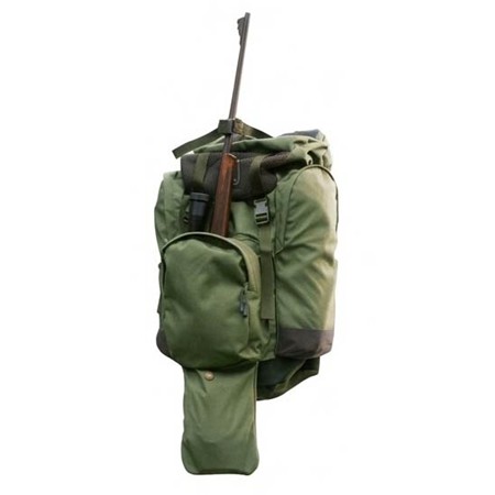 RYGSÆK RISERVA MED POLSTREDE SKULDERSTROPPER 45/90L MIKROFIBER - GRØN