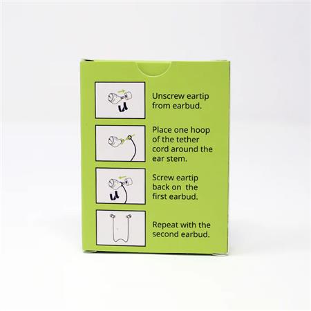 SAFETY CORD ISOTUNES FOR EARPHONES CALIBER BT